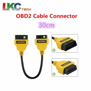 Autool OBD2 16Pin Male to Female Extension Cable Connector 30cm OBD 2 Adapter Diagnostic Connector 100pieces/lot DHL For Free
Autool OBD2 16Pin Male to Female Extension Cable Connector 30cm OBD 2 Adapter Diagnostic Connector 100pieces/lot DHL For Free