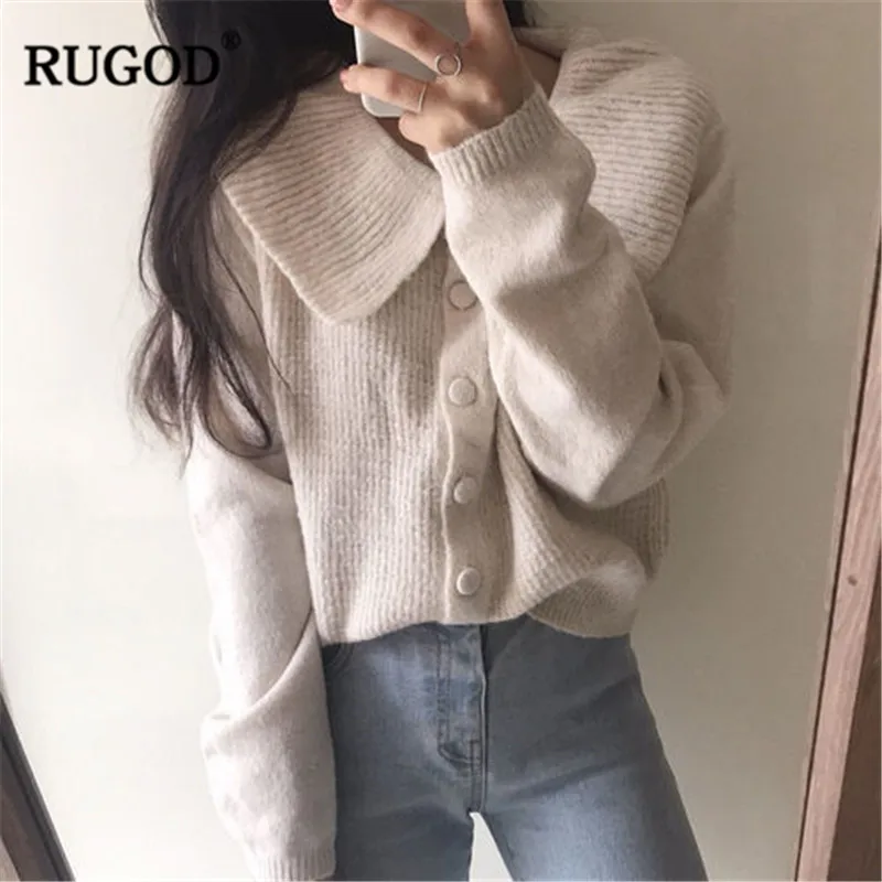 RUGOD Fashion Vintage Women Sweaters O-Neck Knitted Solid Casual Women Cardigans 2019 Spring Women Tops pull femme hiver
RUGOD Fashion Vintage Women Sweaters O-Neck Knitted Solid Casual Women Cardigans 2019 Spring Women Tops pull femme hiver