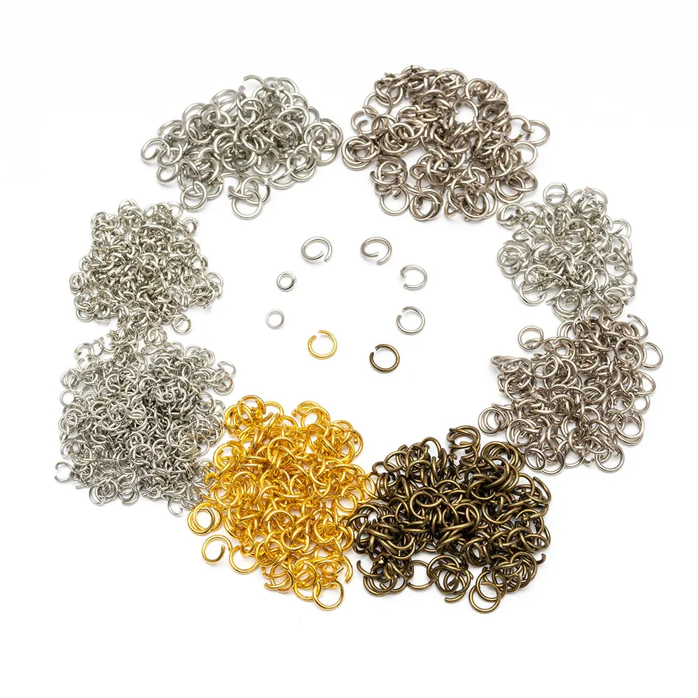 100pcs/lot Gold Silver Loop 5 7 8 mm Open Jump Rings for DIY Jewelry Making Necklace Bracelet Findings Connector Supplies
100pcs/lot Gold Silver Loop 5 7 8 mm Open Jump Rings for DIY Jewelry Making Necklace Bracelet Findings Connector Supplies