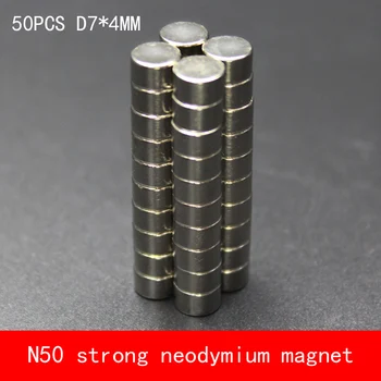 wholesale 50PCS D7*4mm round N50 Strong magnetic force rare earth Neodymium magnet diameter 7X4MM
wholesale 50PCS D7*4mm round N50 Strong magnetic force rare earth Neodymium magnet diameter 7X4MM