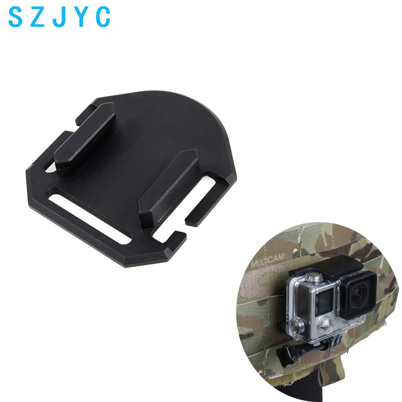 for Go Pro Accessories Tactical Vest CNC Plane Base Molle Connection Mount for GoPro Hero 7 6 5 4 3+ Sjcam Xiaomi YI 4K EKEN Cam
for Go Pro Accessories Tactical Vest CNC Plane Base Molle Connection Mount for GoPro Hero 7 6 5 4 3+ Sjcam Xiaomi YI 4K EKEN Cam