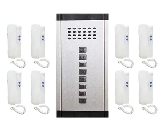 XinSiLu Home Security Direct Press Key Audio Door Phone for 8 apartments, 2-wired audio intercom system
XinSiLu Home Security Direct Press Key Audio Door Phone for 8 apartments, 2-wired audio intercom system