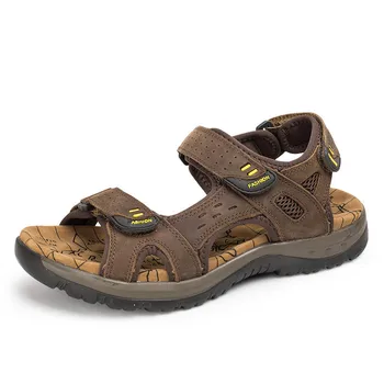 Summer Men Hiking Sandals Outdoor Leather Mountain Climbing Trekking Sport Shoes Anti-skid Breathable Aqua Water Beach Sandals
Summer Men Hiking Sandals Outdoor Leather Mountain Climbing Trekking Sport Shoes Anti-skid Breathable Aqua Water Beach Sandals