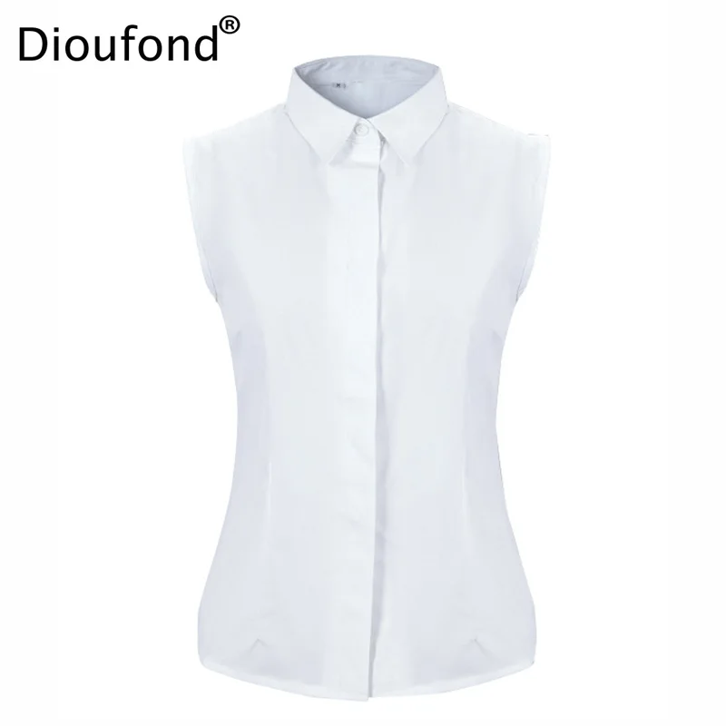 Dioufond 2018 Summer Women White Sleeveless Top Blouse Basic Office Lady Vest Casual Solid Color Shirt New Fashion Plus Size 4XL
Dioufond 2018 Summer Women White Sleeveless Top Blouse Basic Office Lady Vest Casual Solid Color Shirt New Fashion Plus Size 4XL