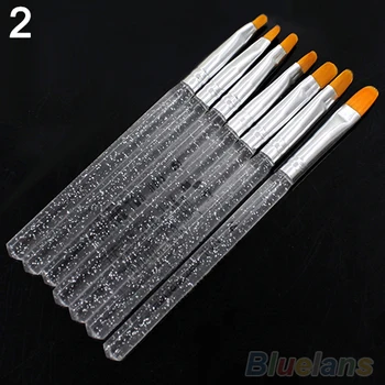 7Pcs Professional Acrylic UV Gel Brush Pen Nail Art Painting Drawing Brush Sets For Manicure Salon 4BX2
7Pcs Professional Acrylic UV Gel Brush Pen Nail Art Painting Drawing Brush Sets For Manicure Salon 4BX2