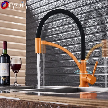 Orange Black Kitchen Facucet Hot&Cold Mixer Tap Single Handle Single Hole Pull Out Faucet Toneria
Orange Black Kitchen Facucet Hot&Cold Mixer Tap Single Handle Single Hole Pull Out Faucet Toneria