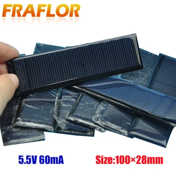 100pcs/lot Micro Small Mini PET Solar Cells Panels Solar Moules Panneau Solaire 5.5V 60mA For 3.6V Battery Chargers DIY Toys
100pcs/lot Micro Small Mini PET Solar Cells Panels Solar Moules Panneau Solaire 5.5V 60mA For 3.6V Battery Chargers DIY Toys