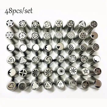 48pcs/set Russian Tulip Icing Piping Nozzles Cake Tool Decoration Mouth Decor Baking DIY Decorating Sugarcraft Pastry Tip Tool
48pcs/set Russian Tulip Icing Piping Nozzles Cake Tool Decoration Mouth Decor Baking DIY Decorating Sugarcraft Pastry Tip Tool