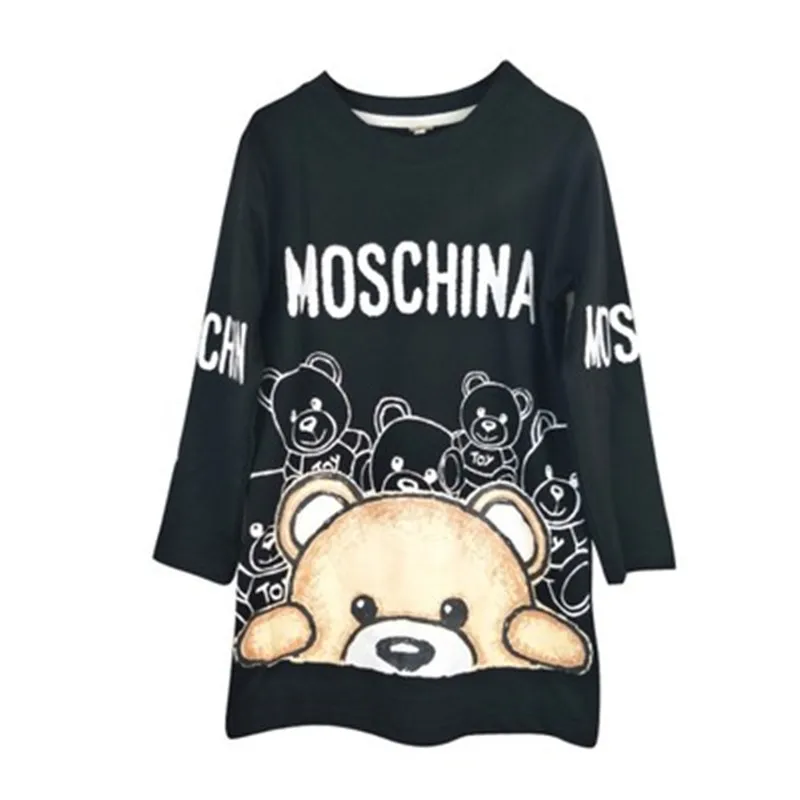 2019 Brand girls Clothes Kids Dress For Girls Long Cartoon Bear Printed Teenage Girls Party Dress Children Clothes for girls
2019 Brand girls Clothes Kids Dress For Girls Long Cartoon Bear Printed Teenage Girls Party Dress Children Clothes for girls