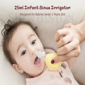 Safety 25ml Infant Sinus Irrigator Soft Head Anti-reverse Flow Anti-backflow Baby Nasal Aspirator for Babies Under 2 Years Old
Safety 25ml Infant Sinus Irrigator Soft Head Anti-reverse Flow Anti-backflow Baby Nasal Aspirator for Babies Under 2 Years Old