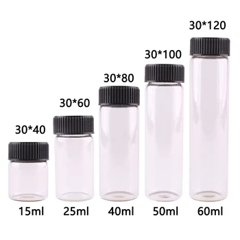 Dia 30mm 15ml 25ml 40ml 50ml 60ml Transparent Glass Spice Bottles Jars Terrarium with Black Plastic Lid Wedding Craft 24pcs
Dia 30mm 15ml 25ml 40ml 50ml 60ml Transparent Glass Spice Bottles Jars Terrarium with Black Plastic Lid Wedding Craft 24pcs