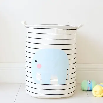 ROSEHOME Cute Multifunction Blue Striped Elephant Laundry Storage Basket Home Decor Housekeeping Toys Clothes Cosmetics Storage
ROSEHOME Cute Multifunction Blue Striped Elephant Laundry Storage Basket Home Decor Housekeeping Toys Clothes Cosmetics Storage