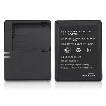 SOONHUA 2 Types Cameras Battery Charger DC 8.4V 0.72A IC Protections Charger With US EU Plug For EOS 550D 600D 650D 700D Cameras
SOONHUA 2 Types Cameras Battery Charger DC 8.4V 0.72A IC Protections Charger With US EU Plug For EOS 550D 600D 650D 700D Cameras