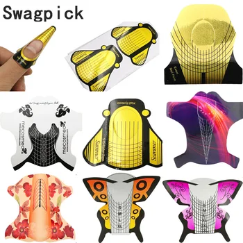 Swagpick 100pcs U Square Sharp Ending Shape Adhesive Nail Form for Acrylic UV Gel Nail Tip Nail Extension Nail Art Tool Pro
Swagpick 100pcs U Square Sharp Ending Shape Adhesive Nail Form for Acrylic UV Gel Nail Tip Nail Extension Nail Art Tool Pro