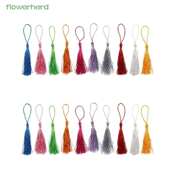 100pcs 13cm/5 Inch Silky Handmade Soft Craft Mini Tassels with Loops for Jewelry Making DIY Projects Bookmarks, 10Colors
100pcs 13cm/5 Inch Silky Handmade Soft Craft Mini Tassels with Loops for Jewelry Making DIY Projects Bookmarks, 10Colors