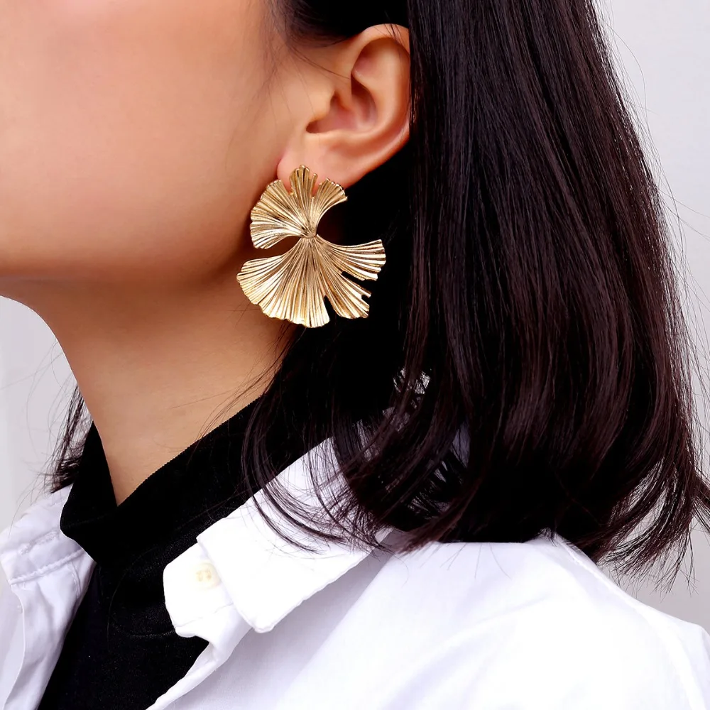 metal leaf stud earrings fashion jewelry boucle d'oreille femme earring women korean studs
metal leaf stud earrings fashion jewelry boucle d'oreille femme earring women korean studs