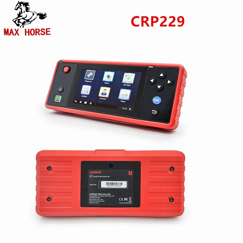Launch X431 Creader CRP229 Auto Code Scanner for All Car System ENG,AT,ABS,SAS,IPC,BCM,Oil Service Reset
Launch X431 Creader CRP229 Auto Code Scanner for All Car System ENG,AT,ABS,SAS,IPC,BCM,Oil Service Reset