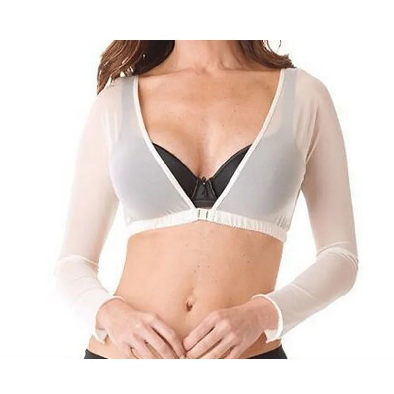 Naiveroo Women See-through Long Sleeve Arm Crop Tops Slim Bare Midriff Beauty T-shirt V-neck Black White Blusas for Vestidos
Naiveroo Women See-through Long Sleeve Arm Crop Tops Slim Bare Midriff Beauty T-shirt V-neck Black White Blusas for Vestidos