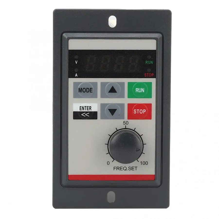 Small Frequency Inverter 0.2KW Single Phase 220V Micro Frequency Converter Variable Frequency Drive
Small Frequency Inverter 0.2KW Single Phase 220V Micro Frequency Converter Variable Frequency Drive