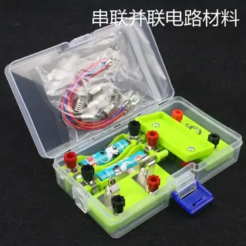 physic lab Serial and parallel circuits equipment with switches blubs cable lampholder battery case no battery
physic lab Serial and parallel circuits equipment with switches blubs cable lampholder battery case no battery