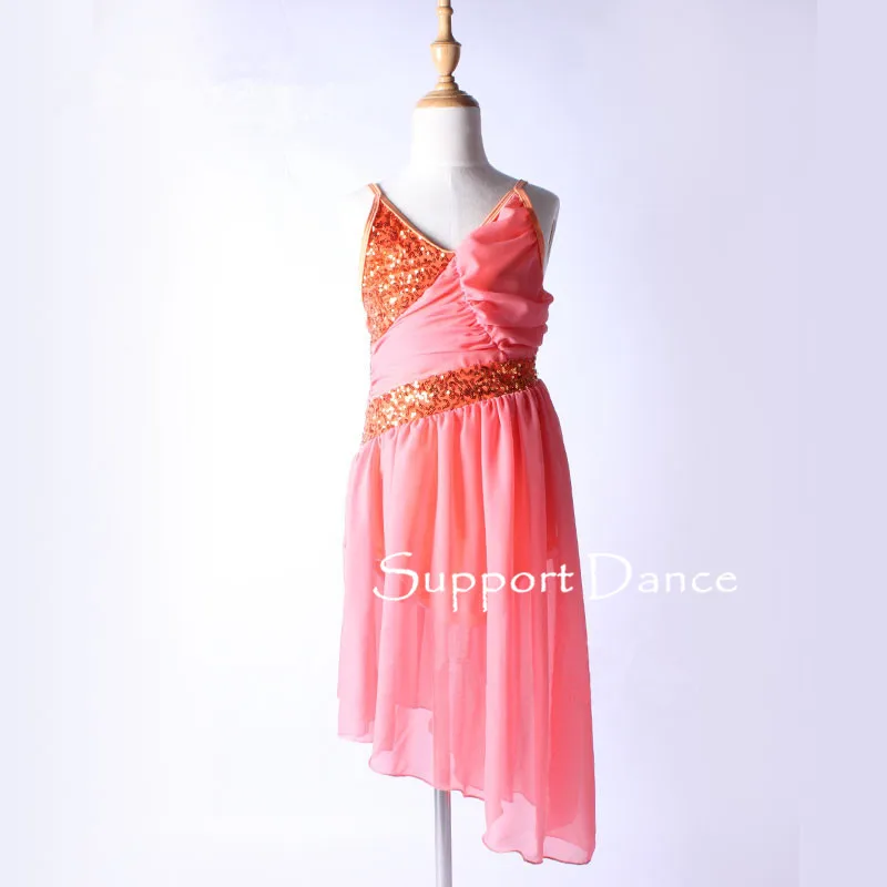 Girls Women Sequin Chiffon Latin Dress With Irregular Skirt Kids Adult Modern Dance Costume C260
Girls Women Sequin Chiffon Latin Dress With Irregular Skirt Kids Adult Modern Dance Costume C260