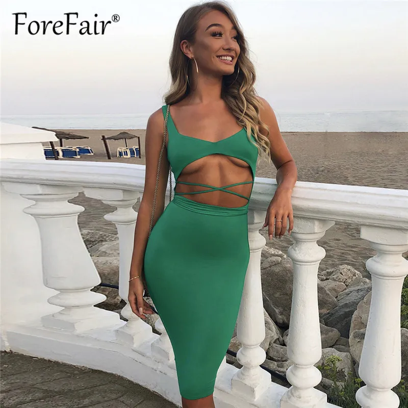 Forefair Sexy Dress 2018 Women Bandage Backless Bodycon Midi Dress Spaghetti Strap Sleeveless Hollow Out Party Dresses
Forefair Sexy Dress 2018 Women Bandage Backless Bodycon Midi Dress Spaghetti Strap Sleeveless Hollow Out Party Dresses