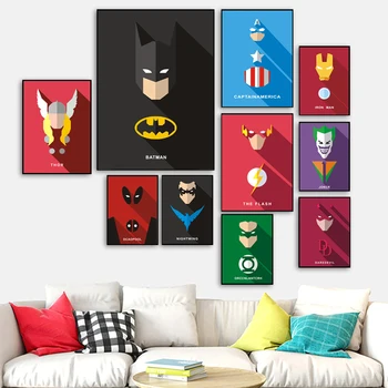 Iron Man Batman Thor Nightwing Captainamerica Nordic Posters And Prints Wall Art Canvas Printings Wall Pictures Kids Room Decor
Iron Man Batman Thor Nightwing Captainamerica Nordic Posters And Prints Wall Art Canvas Printings Wall Pictures Kids Room Decor