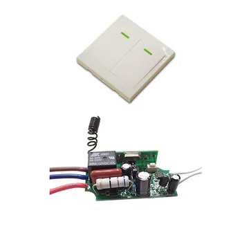 New AC 220V 1CH Wireless RF Remote Control Switch System Wall Transmitter+ Receiver for Smart Home 315/433mhz
New AC 220V 1CH Wireless RF Remote Control Switch System Wall Transmitter+ Receiver for Smart Home 315/433mhz