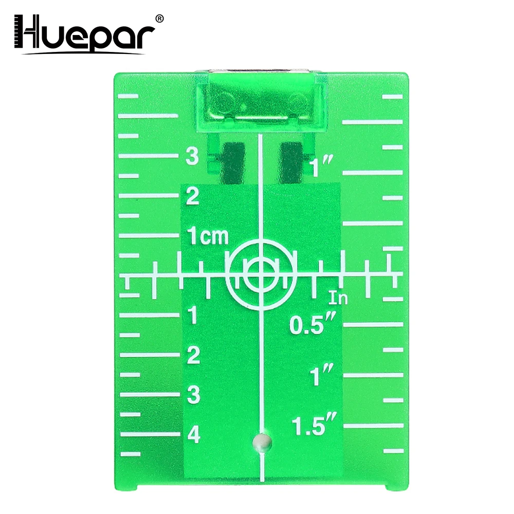 Huepar Green Target Plate Card With Stand For Green Beam Cross Line Laser Levels Laser Enhancement Can be Magnetic / Hanging On
Huepar Green Target Plate Card With Stand For Green Beam Cross Line Laser Levels Laser Enhancement Can be Magnetic / Hanging On