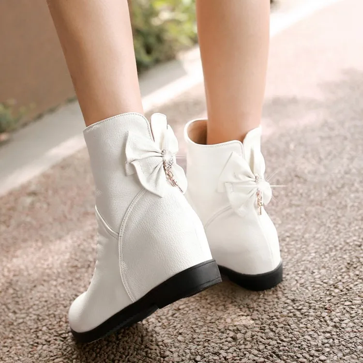 Botas Femininas Fall Autumn Bowtie Diamond Black White Hidden Wedges Boot Shoes Woman Young Girl Children Size 8.5 Women Boots
Botas Femininas Fall Autumn Bowtie Diamond Black White Hidden Wedges Boot Shoes Woman Young Girl Children Size 8.5 Women Boots
