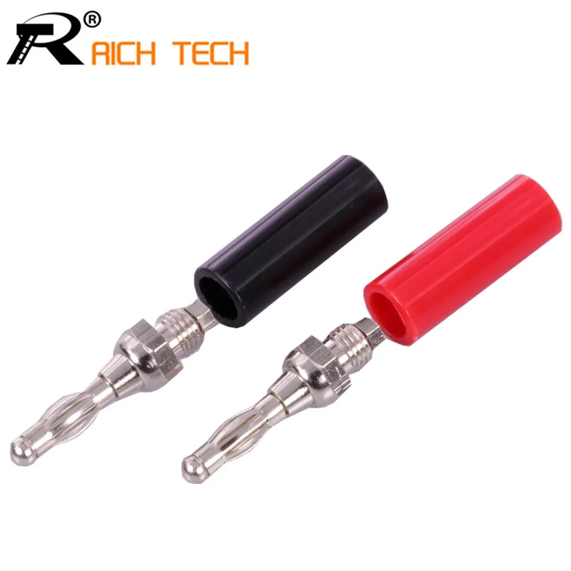 10Pairs/20pcs Black&Red High quality 4mm Banana plugs Connectors adapter speaker Wire connector audio cable plug
10Pairs/20pcs Black&Red High quality 4mm Banana plugs Connectors adapter speaker Wire connector audio cable plug