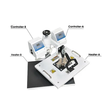 2 controller box Multifunctional digital 9 in 1 combo heat press machine for printing T-shirt/Mug/Cup/Plate/Hat/Flat/Sock/ Glove
2 controller box Multifunctional digital 9 in 1 combo heat press machine for printing T-shirt/Mug/Cup/Plate/Hat/Flat/Sock/ Glove