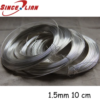 1.5MM 925 Sterling Silver Wire Diameter 10cm Beading Stringing Jewelry DIY handmade jewelry Wire Line
1.5MM 925 Sterling Silver Wire Diameter 10cm Beading Stringing Jewelry DIY handmade jewelry Wire Line
