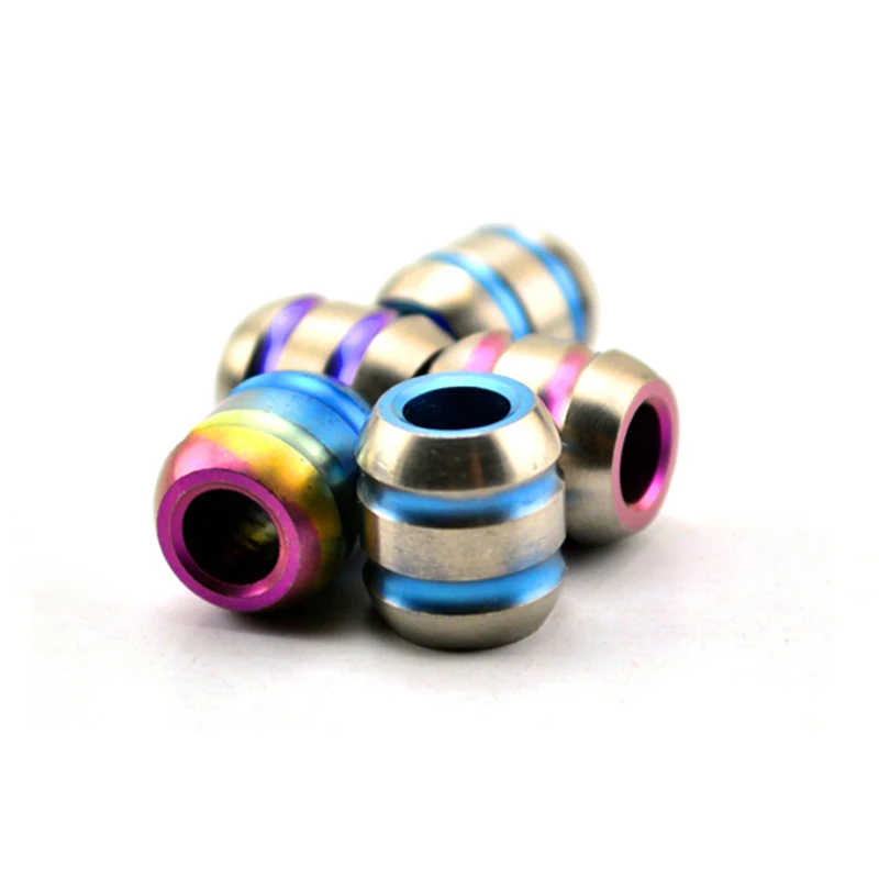 1pcs Hot sale EDC Bulge Titanium Alloy CNC Machining Knife Beads Paracord Umbrella Rope Cord Pendant Accessories Outdoor
1pcs Hot sale EDC Bulge Titanium Alloy CNC Machining Knife Beads Paracord Umbrella Rope Cord Pendant Accessories Outdoor
