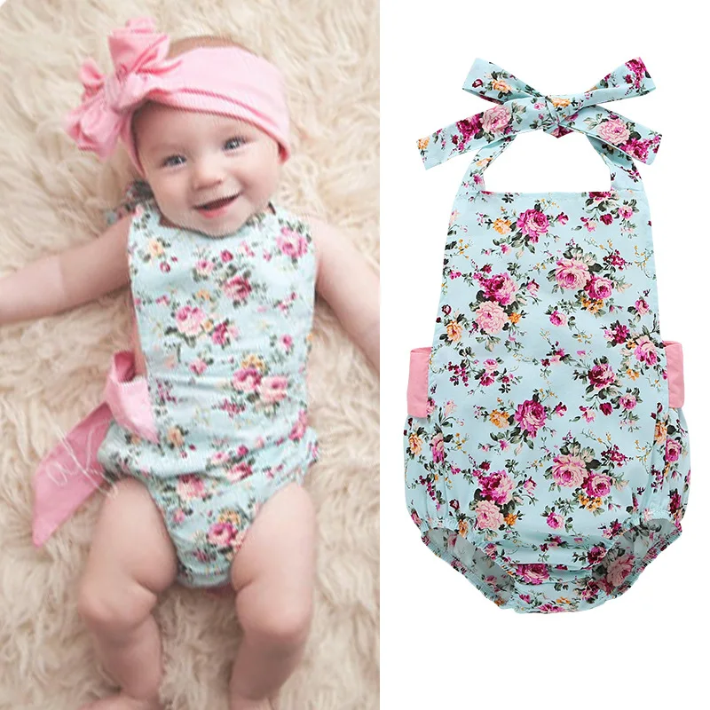 newborn girls romper summer sleeveless floral print backless clothes new born jumpsuit baby rompers with bowknot big 2019
newborn girls romper summer sleeveless floral print backless clothes new born jumpsuit baby rompers with bowknot big 2019