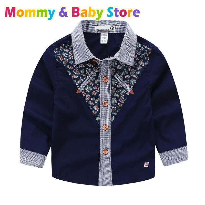 Baby Boy Long Sleeve Shirt Kids Single Breasted Korean Clothes 100% Cotton Splice Colors Shirts Toddler Formal Party Blouses
Baby Boy Long Sleeve Shirt Kids Single Breasted Korean Clothes 100% Cotton Splice Colors Shirts Toddler Formal Party Blouses