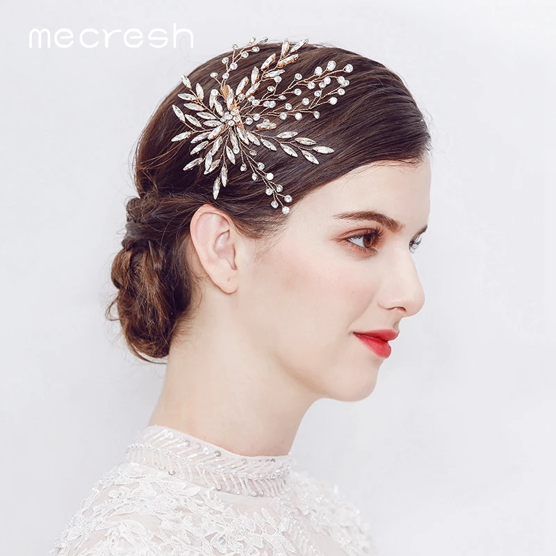 Mecresh Marquise Crystal Bridal Hair Clip Pin Headpiece Flower Leaf Hair Barrette Ornaments Wedding Hair Piece for Girls MTS079
Mecresh Marquise Crystal Bridal Hair Clip Pin Headpiece Flower Leaf Hair Barrette Ornaments Wedding Hair Piece for Girls MTS079