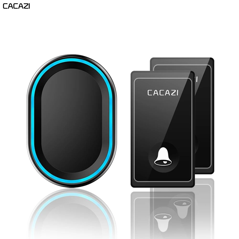 No Battery Required Wireless Doorbell Waterproof LED Light US EU UK Plug 2 Button 1 Receiver Smart Home Cordless Door Bell
No Battery Required Wireless Doorbell Waterproof LED Light US EU UK Plug 2 Button 1 Receiver Smart Home Cordless Door Bell