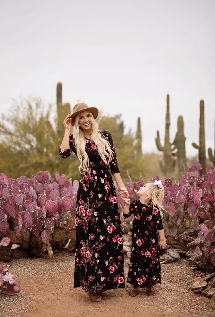 ZOGAA 2019 Causal Three Quarter Mother and Daughter Dress Flower Print Dress Long Skirt Mother and Daughter Clothes
ZOGAA 2019 Causal Three Quarter Mother and Daughter Dress Flower Print Dress Long Skirt Mother and Daughter Clothes
