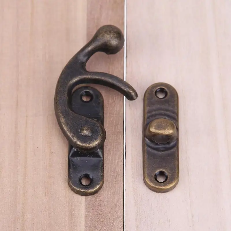10PCS Antique Bronze Iron Padlock Latch Hasp Buckle Horn Lock Catch Clasp Hook Lock Furniture Hardware For Jewelry Box Drawer
10PCS Antique Bronze Iron Padlock Latch Hasp Buckle Horn Lock Catch Clasp Hook Lock Furniture Hardware For Jewelry Box Drawer