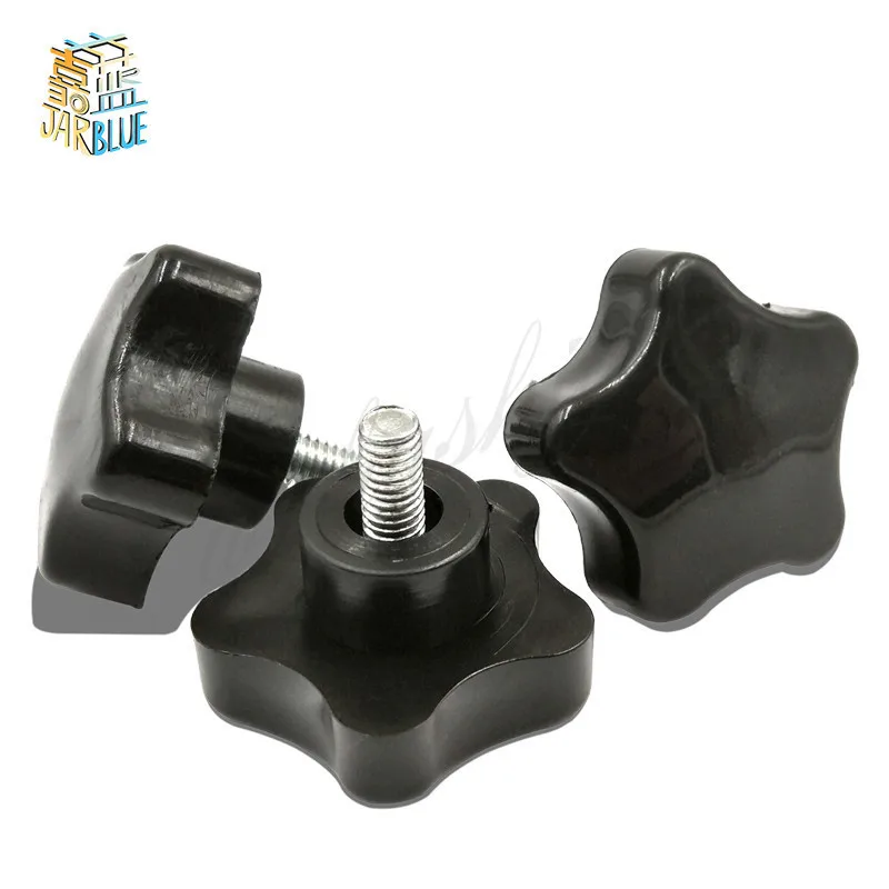 2pcs free shipping M4 M5 M6 bakelite hand tighten the screw plastic five-pointed star Star grip handle head screw
2pcs free shipping M4 M5 M6 bakelite hand tighten the screw plastic five-pointed star Star grip handle head screw