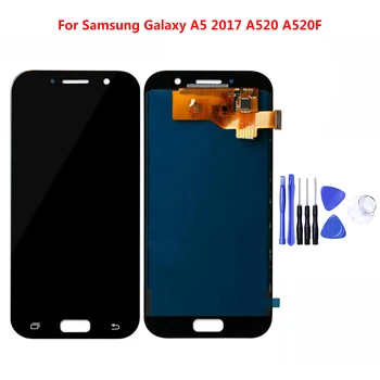 For Samsung Galaxy A5 2017 LCD A520 SM-A520F LCD Display Digitizer Touch Screen Replacement part
For Samsung Galaxy A5 2017 LCD A520 SM-A520F LCD Display Digitizer Touch Screen Replacement part
