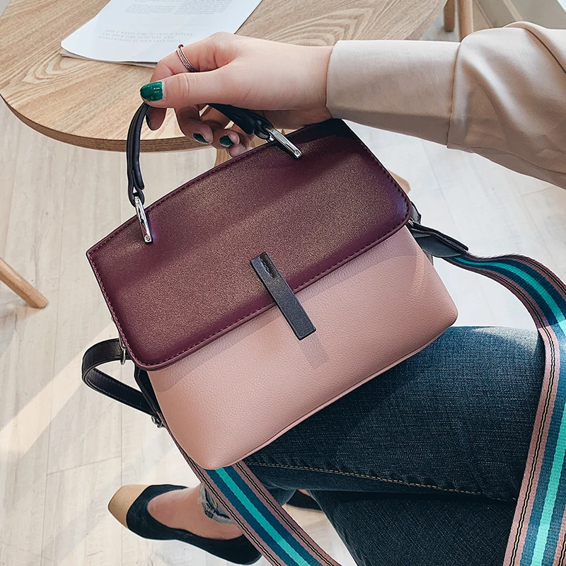 Contrast color Female Tote bag 2019 Fashion New Quality PU Leather Women's Designer Handbag High capacity Shoulder Messenger Bag
Contrast color Female Tote bag 2019 Fashion New Quality PU Leather Women's Designer Handbag High capacity Shoulder Messenger Bag