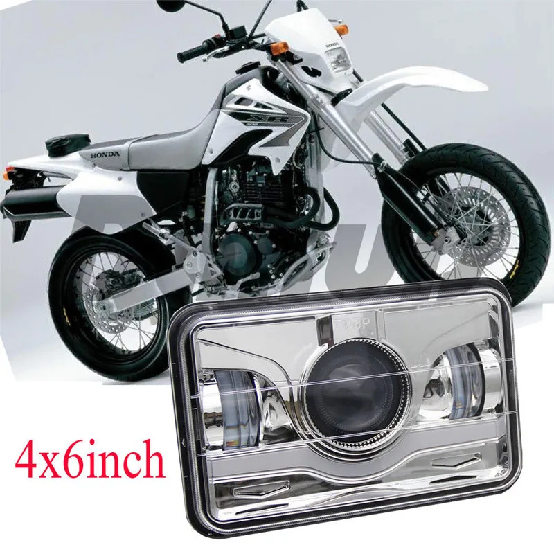 Universale moto fari a LED accensione luce motocross Enduro Dirt Pit Bike faro per Honda CR125 150 CR250 CRF250 CRF450 CR500 XR250 arancione