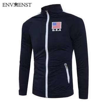 Envmenst 2017 Spring Autumn New Men's Zipper Stand Collar Causal Sweatshirt American Flag Printed Cardigan Hoodies
Envmenst 2017 Spring Autumn New Men's Zipper Stand Collar Causal Sweatshirt American Flag Printed Cardigan Hoodies