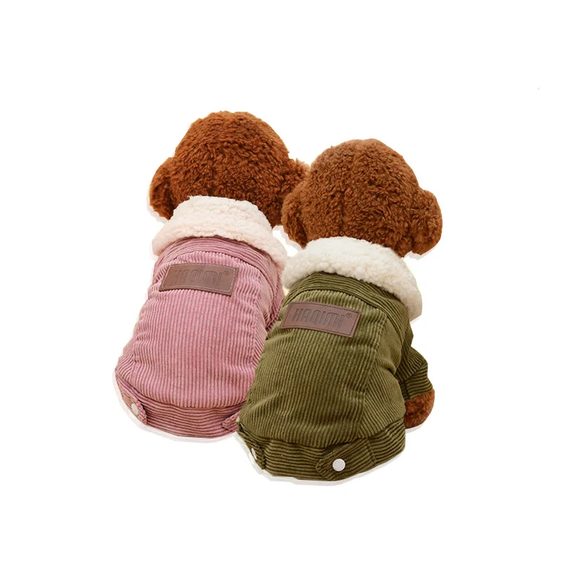 New Warm Corduroy Pet Coat Thickening Cashmere Small Medium Large Dog Cloth for Cold Weather Pet Winter Warm Clothes BS
New Warm Corduroy Pet Coat Thickening Cashmere Small Medium Large Dog Cloth for Cold Weather Pet Winter Warm Clothes BS