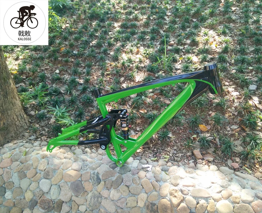 Kalosse DNM 165mm travel full suspension frame ,135mm rear hubs, bike frame mountain bicycle frame 26X17 inch
Kalosse DNM 165mm travel full suspension frame ,135mm rear hubs, bike frame mountain bicycle frame 26X17 inch