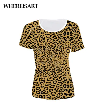WHEREISART 2019 Summer Tshirt Women Leopard Print T-Shirt Round O Neck Short Sleeve Ladies For Women Casual Female New Tees Tops
WHEREISART 2019 Summer Tshirt Women Leopard Print T-Shirt Round O Neck Short Sleeve Ladies For Women Casual Female New Tees Tops