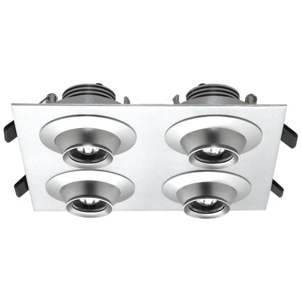 12w focusable four head led downlight square | Освещение
