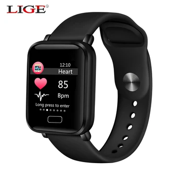 Smart watch LIGE men smartwatch Heart rate blood pressure health monitor Sport mode Fitness tracker Digital watch For man women
Smart watch LIGE men smartwatch Heart rate blood pressure health monitor Sport mode Fitness tracker Digital watch For man women